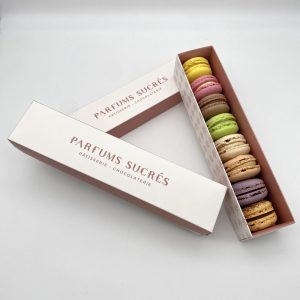 Réglette de 8 macarons assortis