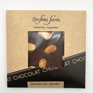 Tablette de chocolat noir fantaisie