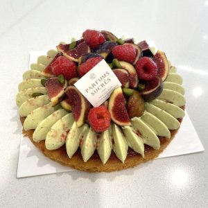 La tarte figues et framboises