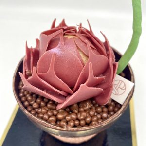 Pivoine en chocolat